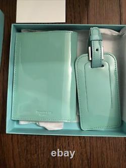 Tiffany And Co Tiffany Blue Passport And Bagage Tag Set Avec Boîte Et Sac D'origine