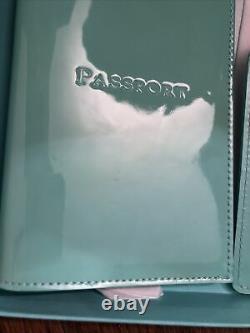 Tiffany And Co Tiffany Blue Passport And Bagage Tag Set Avec Boîte Et Sac D'origine