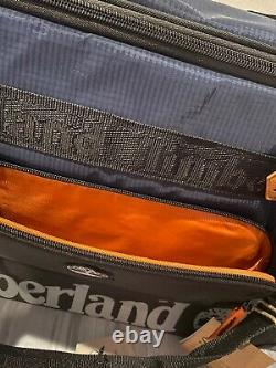Timberland Highgate Springs Wheeled Travel Luggage Rolling Duffle Bag Set Bleu