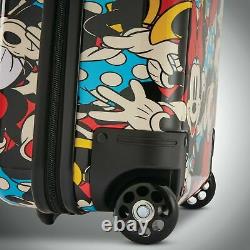 Tourister Américain Disney Roll À Bord De 2 Piece Luggage Set Minnie Mouse