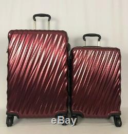 Tumi 19 Degré Court Voyage & Int'l Carryon Bordeaux Luggage Set 228664 & 22866