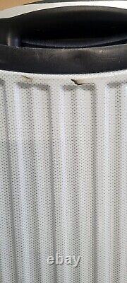 Utilisé Coolife White Grid Abs+pc Bagage Valise Tsa Lock Set Taille 20 24 A01