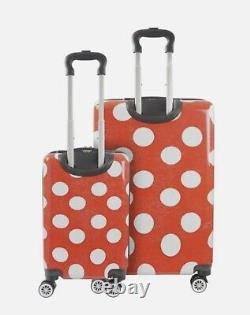 Vacances en famille de Disney Minnie Mouse Ensemble de bagages 2 pièces Tout neuf LIVRAISON GRATUITE