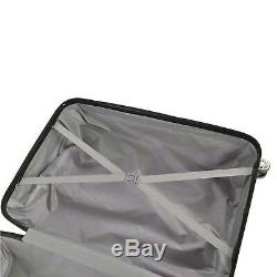 Valise Hard Shell Chariot 4 Roues Set De 3 Valises Lightweight Voyage Bagages