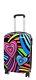 Valise Sacs De Voyage Extensibles Hard Shell Multicolour Hearts 4 Wheel Luggage