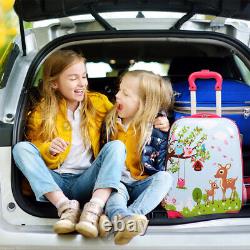 Valise pour enfants - 2PCS - Ensemble de voyage à roulettes pour enfants, cadeau de Noël.