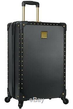 Vince Camuto 3 Piece Hardside Valise Spinner Luggage Set Noir Avec L'or Hardwar