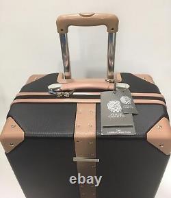 Vince Camuto Laurra 2pc Luggage Set Spinner Wheels Black With Studs Pdsf 1080 $
