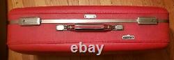 Vintage American Tourister Red Travel Bagage Set 2 Pièces MID Century Modern