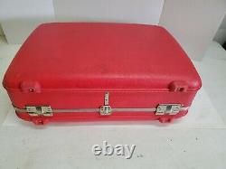 Vintage American Tourister Red Travel Bagage Set 3 Pièce