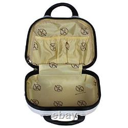 Voyageur du monde - Ensemble de bagages à coque rigide à quatre pièces avec valise à roulettes papillon, taille unique