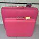 Vtg Hot Pink Samsonite Saturn Suitcase Set Hard Shell Luggage Large Medium + Key