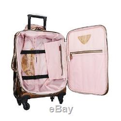 Vue Metallic Premium Collection Carry On 3pc Luggage Set-2070 En Or Rose