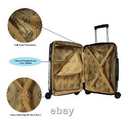 World Traveler Seasons 2-piece Carry-on Spinner Bagage Set Peonies